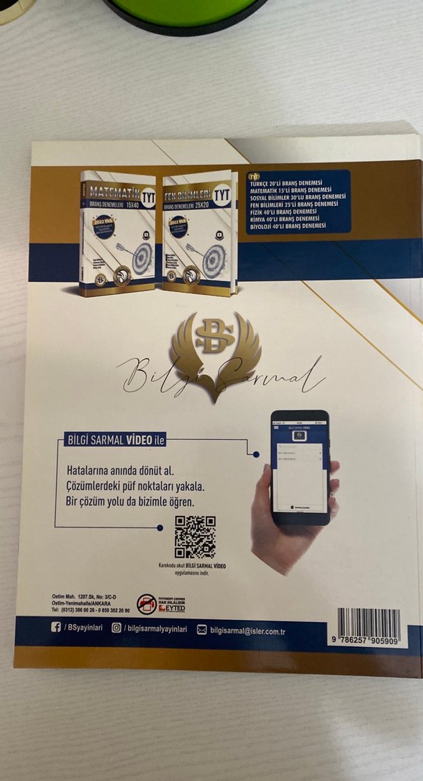 2022 YKS TYT Türkçe Branş Denemeleri Kitabı - Görsel 2