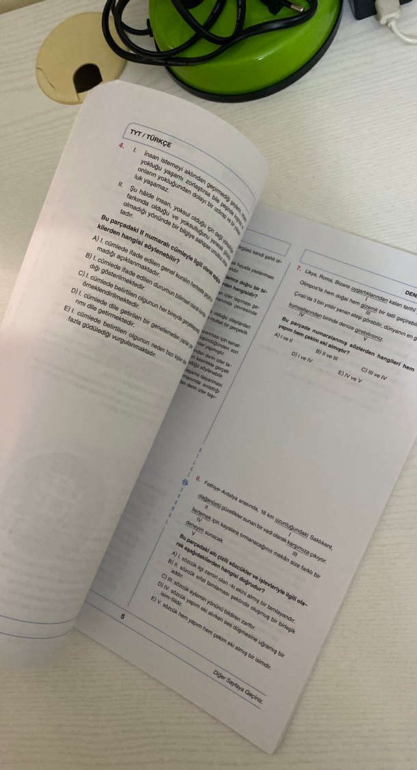 2022 YKS TYT Türkçe Branş Denemeleri Kitabı - Görsel 4