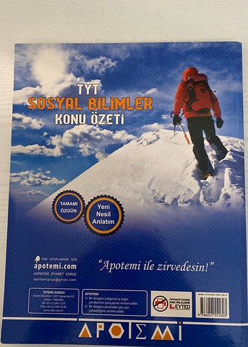 TYT Sosyal Bilimler Konu Özeti Kitabı