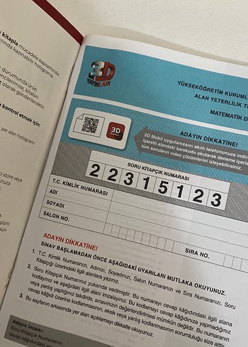 AYT Matematik Simülasyon Denemeleri 10'lu - Görsel 3