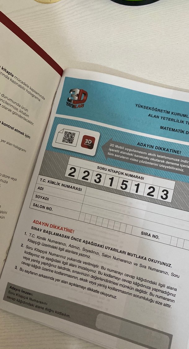 AYT Matematik Simülasyon Denemeleri 10'lu - Görsel 3