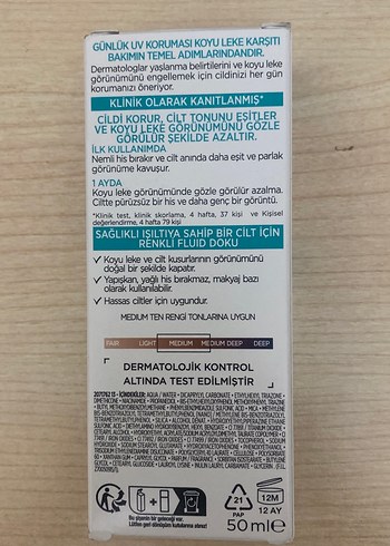 L'Oréal Bright Reveal SPF 50 Yüz Güneş Kremi - Görsel 2