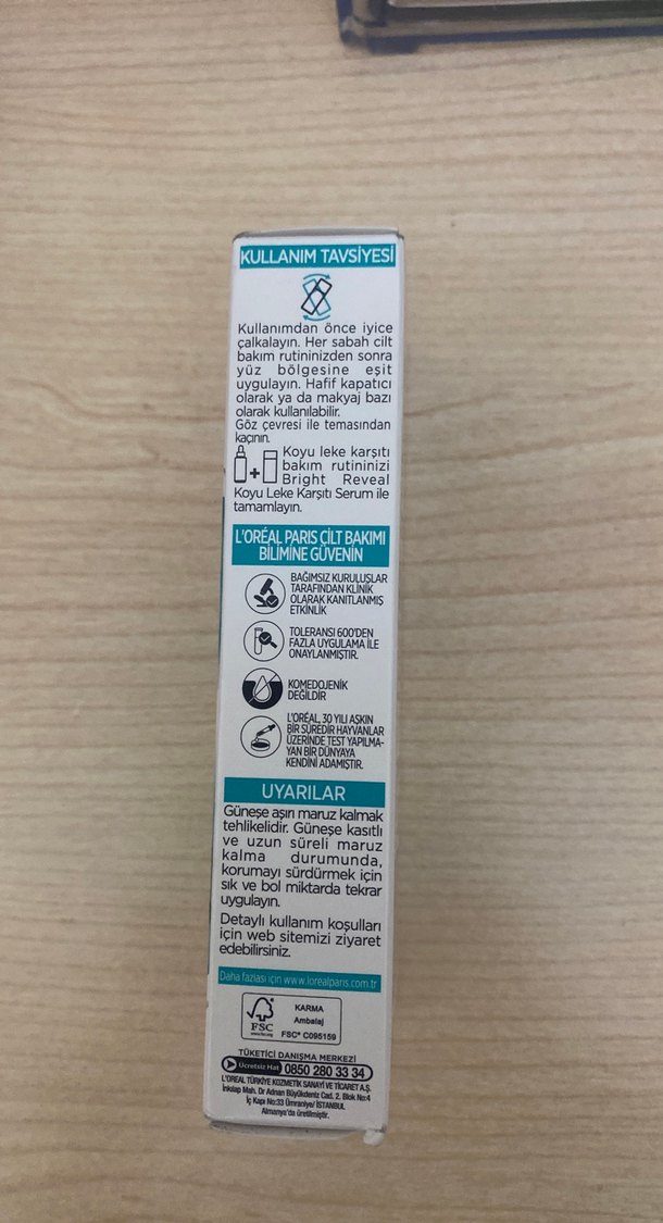 L'Oréal Bright Reveal SPF 50 Yüz Güneş Kremi - Görsel 4