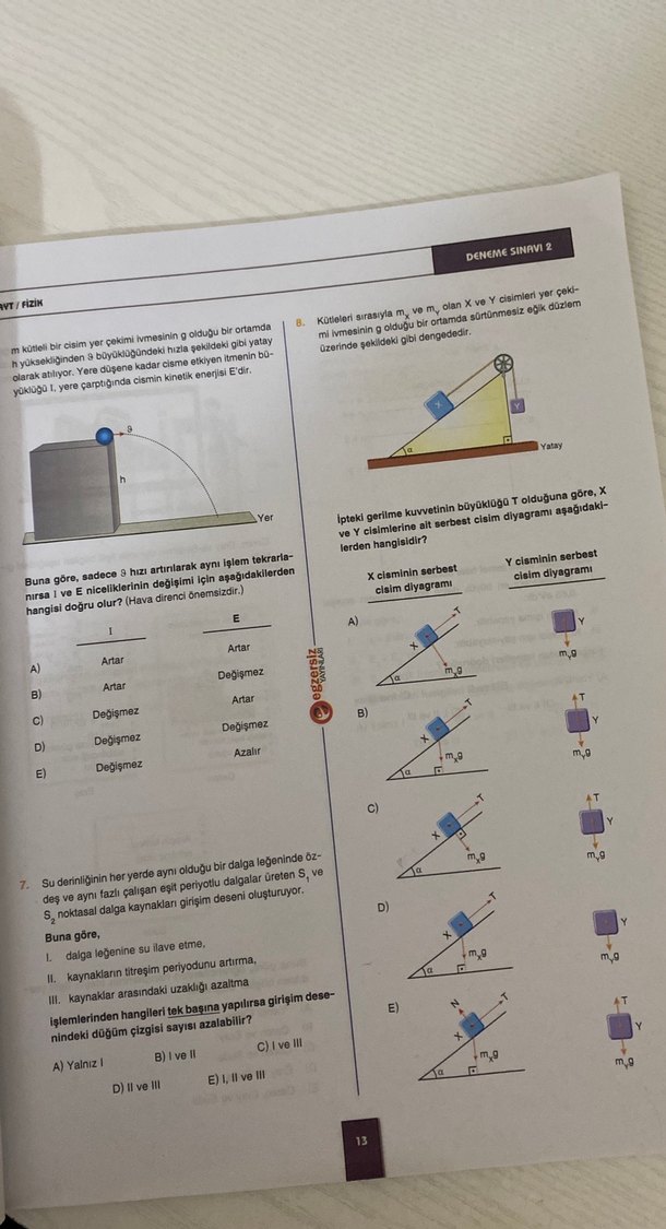AYT Fizik 24x14 Denemeleri - Görsel 5