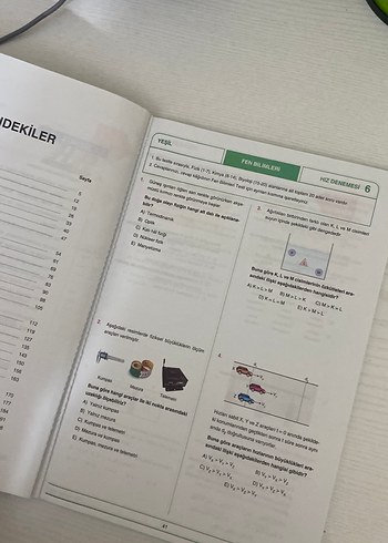 30x20 TYT Fen Bilimleri Denemeleri Kitabı - Görsel 3