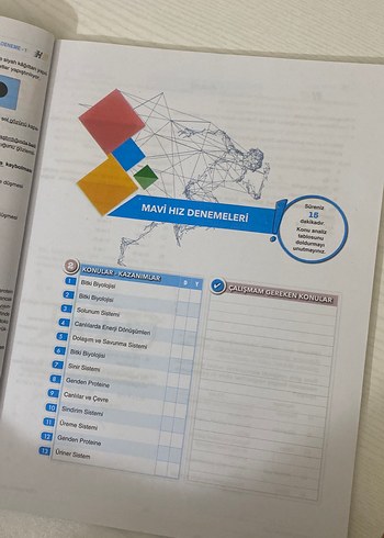 AYT Biyoloji Denemeleri Kitabı 24x13 - Görsel 3