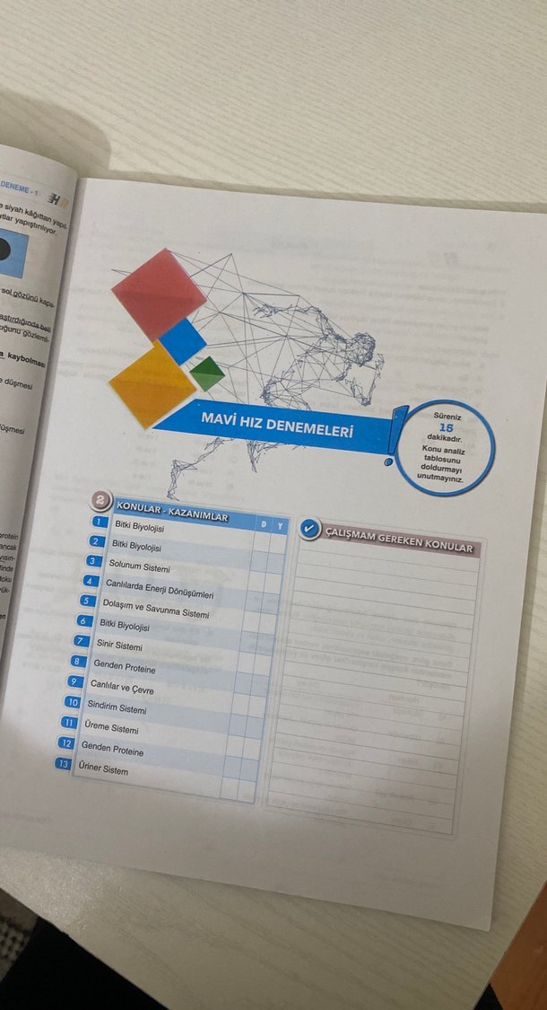 AYT Biyoloji Denemeleri Kitabı 24x13 - Görsel 3
