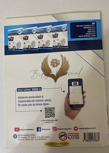 AYT Biyoloji Branş Denemeleri 25x13 - Görsel 2