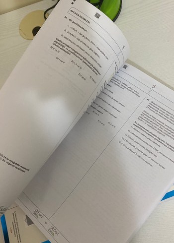 Üçdörtbeş ayt fen bilimleri deneme - Görsel 10