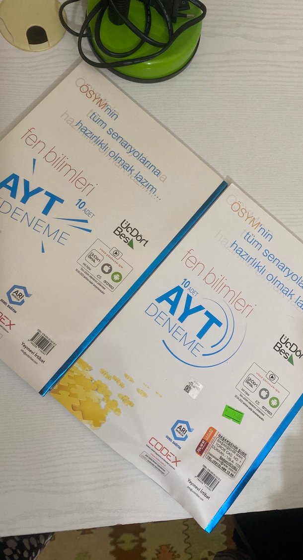 Üçdörtbeş ayt fen bilimleri deneme - Görsel 4