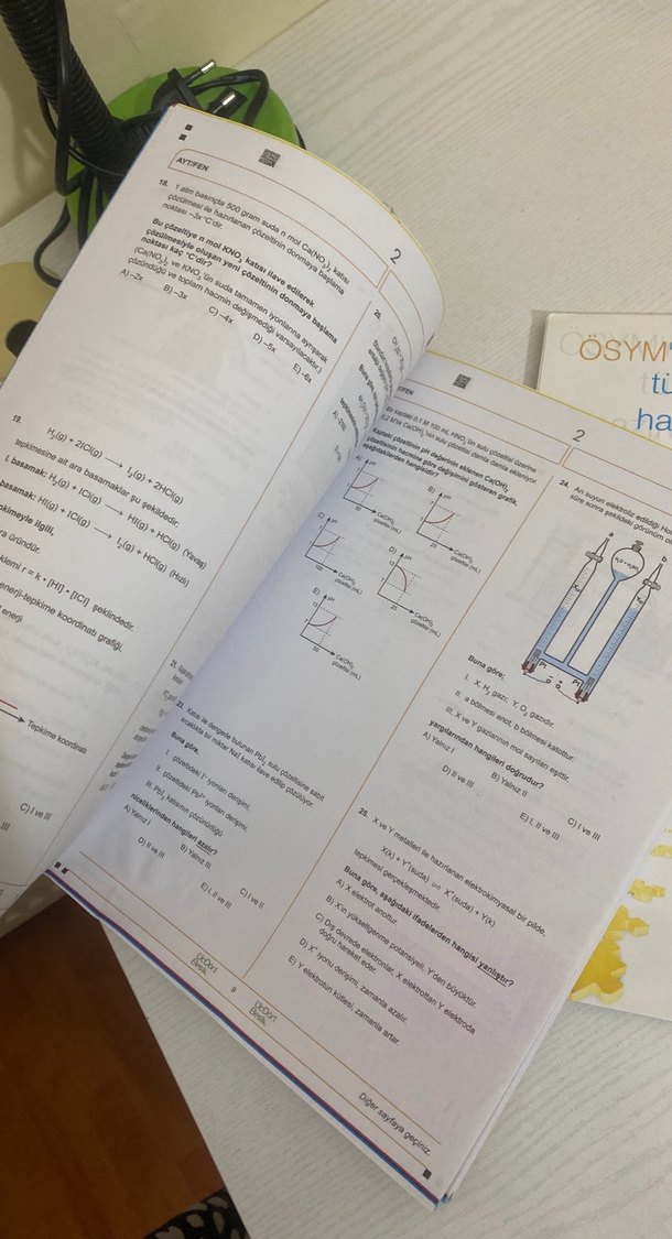 Üçdörtbeş ayt fen bilimleri deneme - Görsel 5