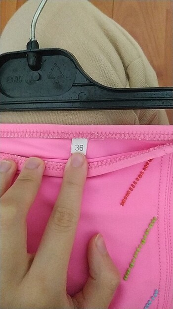 36 Beden pembe Renk Deniz eteği