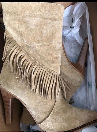 38 Beden camel Renk 38 Numara Güderi Bot