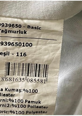 PANÇO ERKEK ÇOCUK YAĞMURLUK - Görsel 6