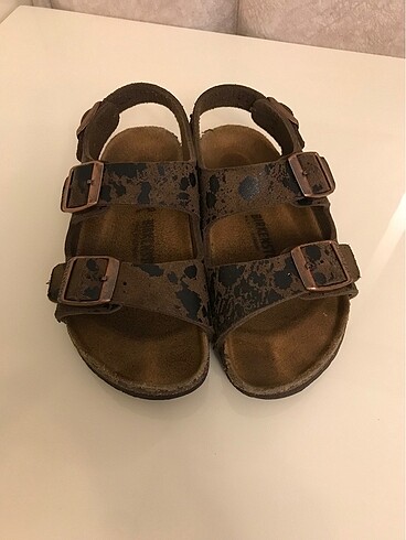 28 Beden kahverengi Renk Birkenstock 28 numara kahverengi sandalet