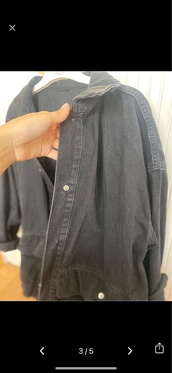 universal Beden Oversize jean ceket