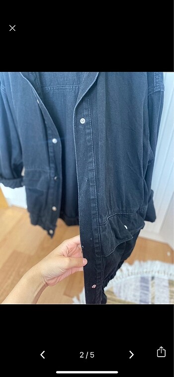 Diğer Oversize jean ceket