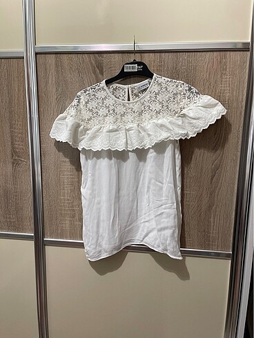 LCW Kız Çocuk Beyaz Gömlek-T-shirt