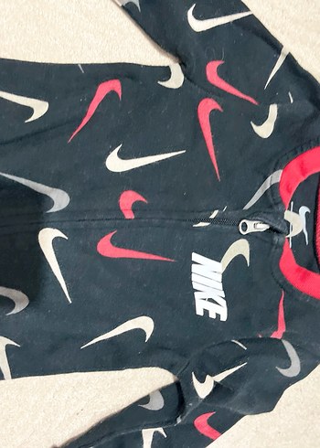 Nike Siyah Baskılı Fermuarlı uyku tulumu - Görsel 3