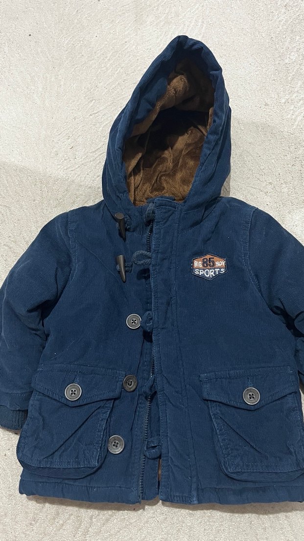 1 yaş Erkek Çocuk Lacivert Mont - Görsel 5