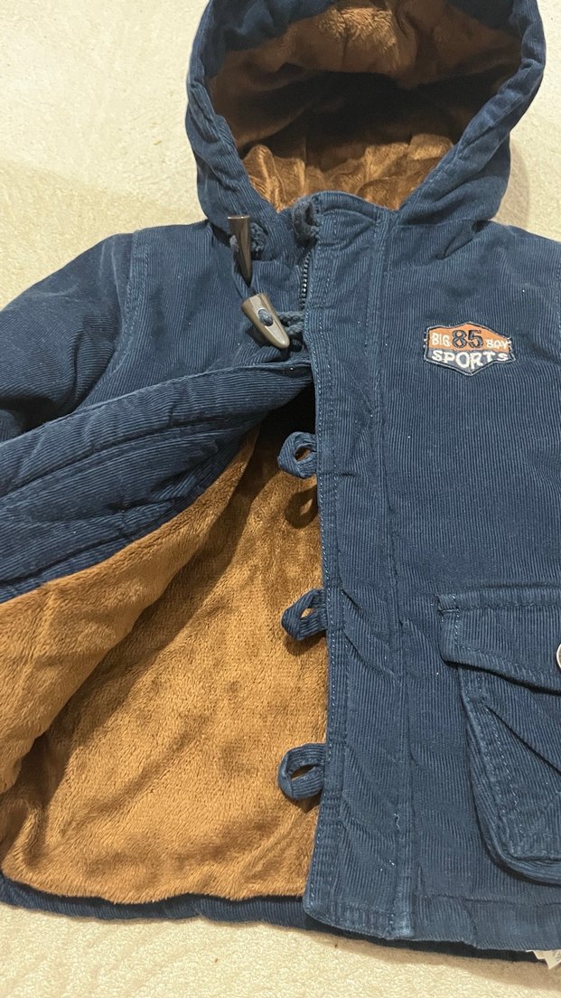 1 yaş Erkek Çocuk Lacivert Mont - Görsel 2