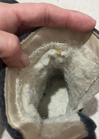 Gri Çocuk Kürklü Bot su geçirmez bot - Görsel 7