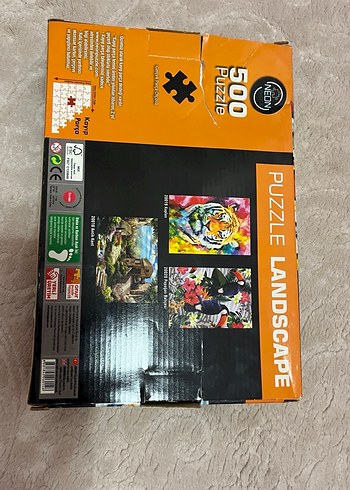 500 Parça Renkli Kaplan Puzzle - Görsel 4