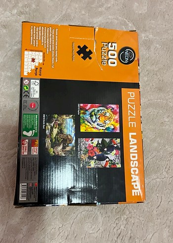 500 Parça Renkli Kaplan Puzzle - Görsel 2