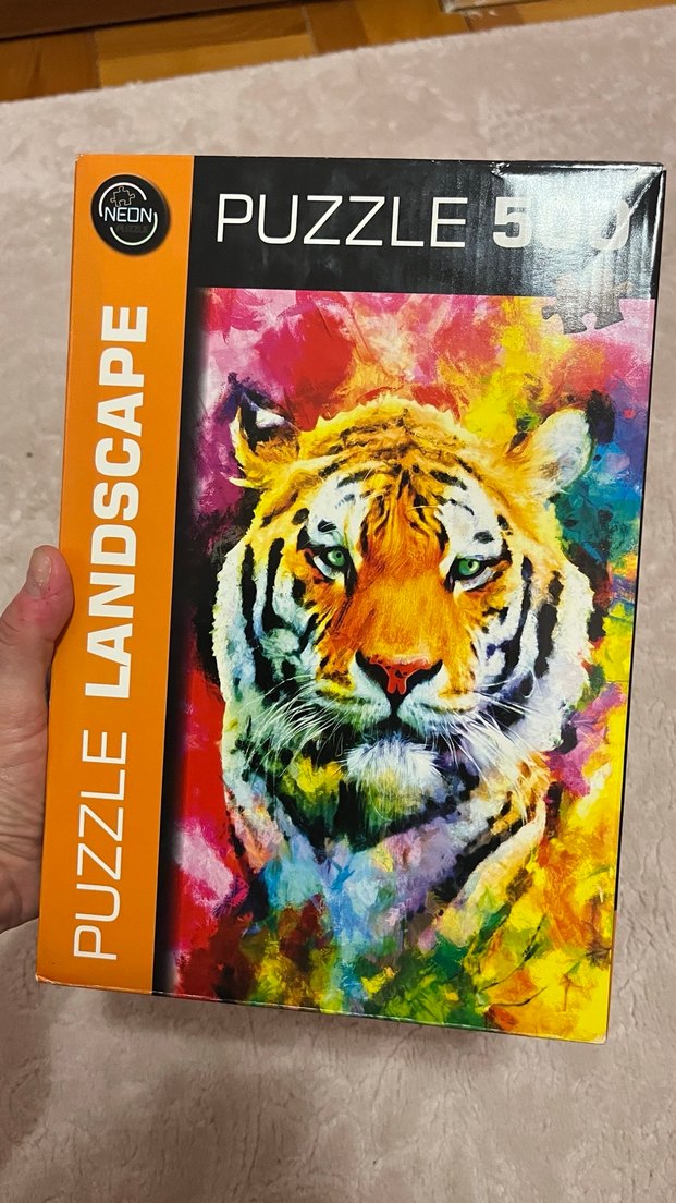 500 Parça Renkli Kaplan Puzzle - Görsel 3