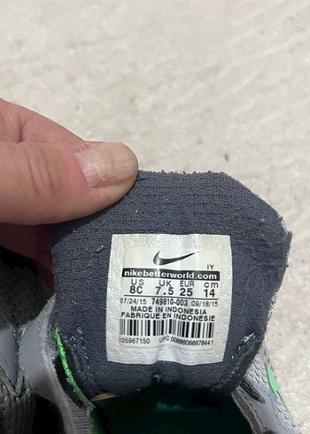 Nike Erkek Çocuk Gri Sneakers nike çocuk spor ayakkabı - Görsel 9