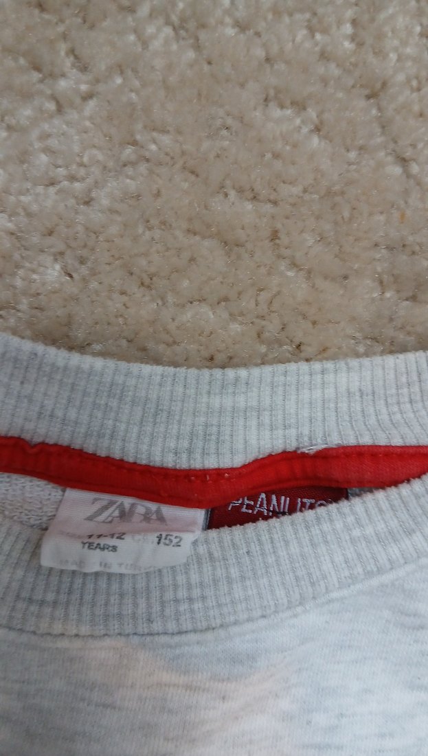 Düğmeli Bol Kesim Kız Kot Pantolon ve sweatshirt tk - Görsel 3