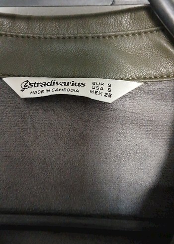 Kadın koyu yeşil Deri Kemerli  Ceket- gömlek - Görsel 2