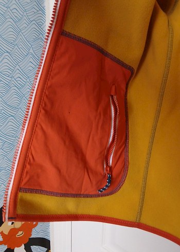 Kapüşonlu Erkek Çocuk Mavi Fermuarlı Ceket - Görsel 3