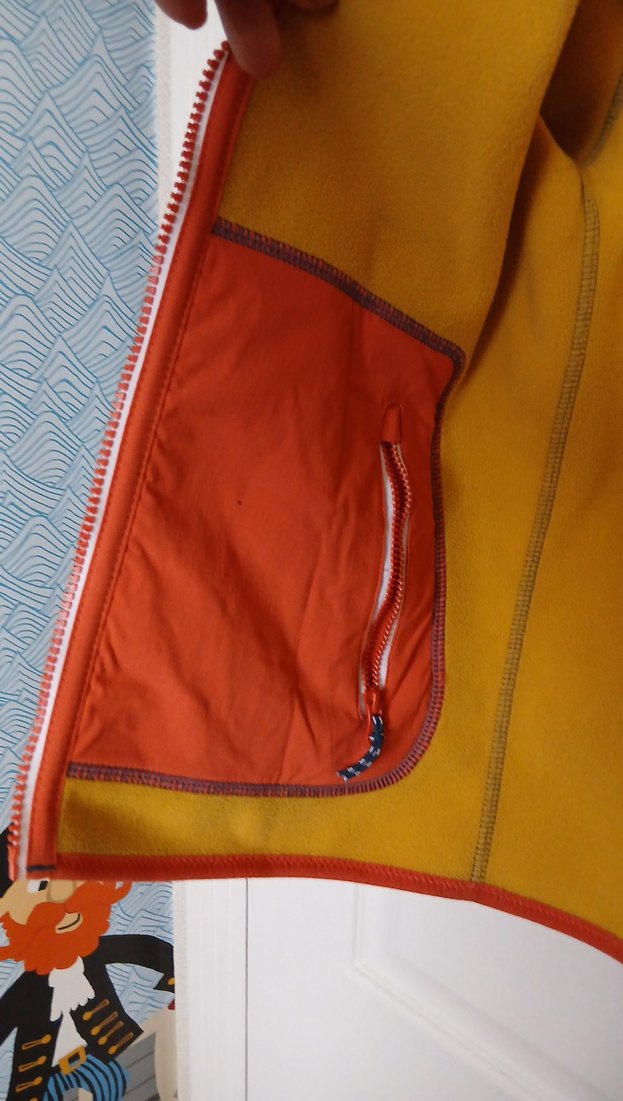 Kapüşonlu Erkek Çocuk Mavi Fermuarlı Ceket - Görsel 3