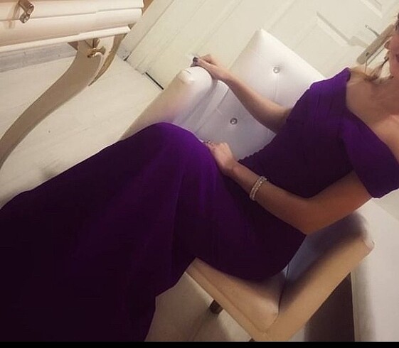 Balık model abiye elbise