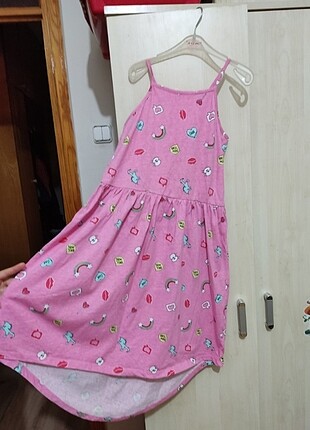 xs Beden pembe Renk Penye genç kız elbisesi