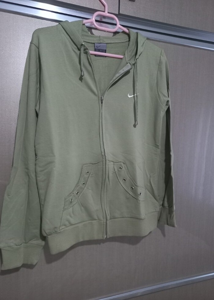 Kapşonlu fermuarlı swetshort  - Görsel 2