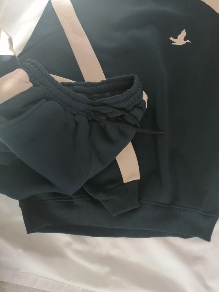 Lacıvert Bej Erkek. Bayan  Eşofman Takımı - Görsel 2