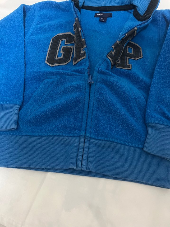 Mavi GAP Fermuarlı Erkek Çocuk Sweatshirt - Görsel 3