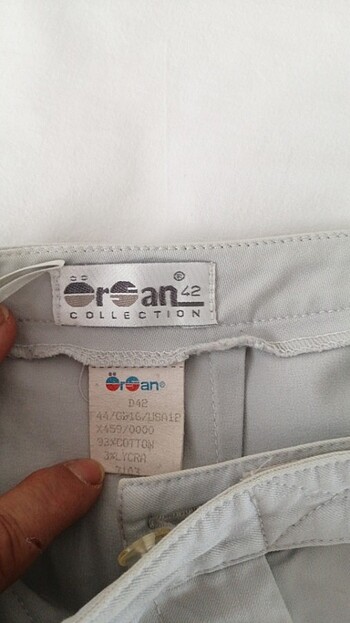 42 beden kumaş kapri - Görsel 5