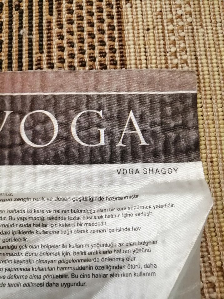 Yılan Desenli Kahverengi Modern Halı - Görsel 4