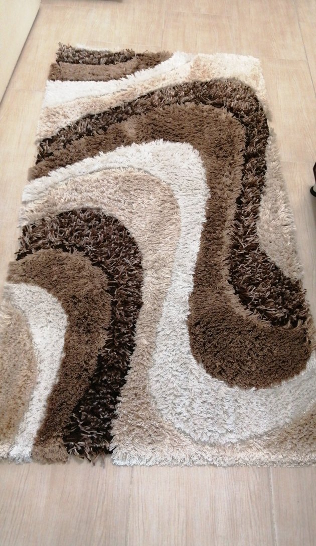 Kahverengi Yılan Desenli Modern Halı - Görsel 2