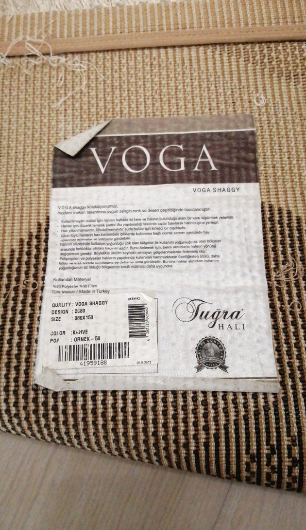 Kahverengi Yılan Desenli Modern Halı - Görsel 3