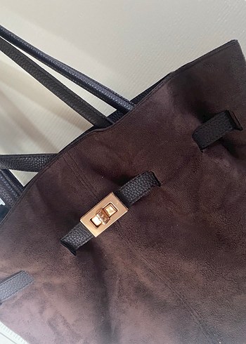 Süet çanta - Görsel 2