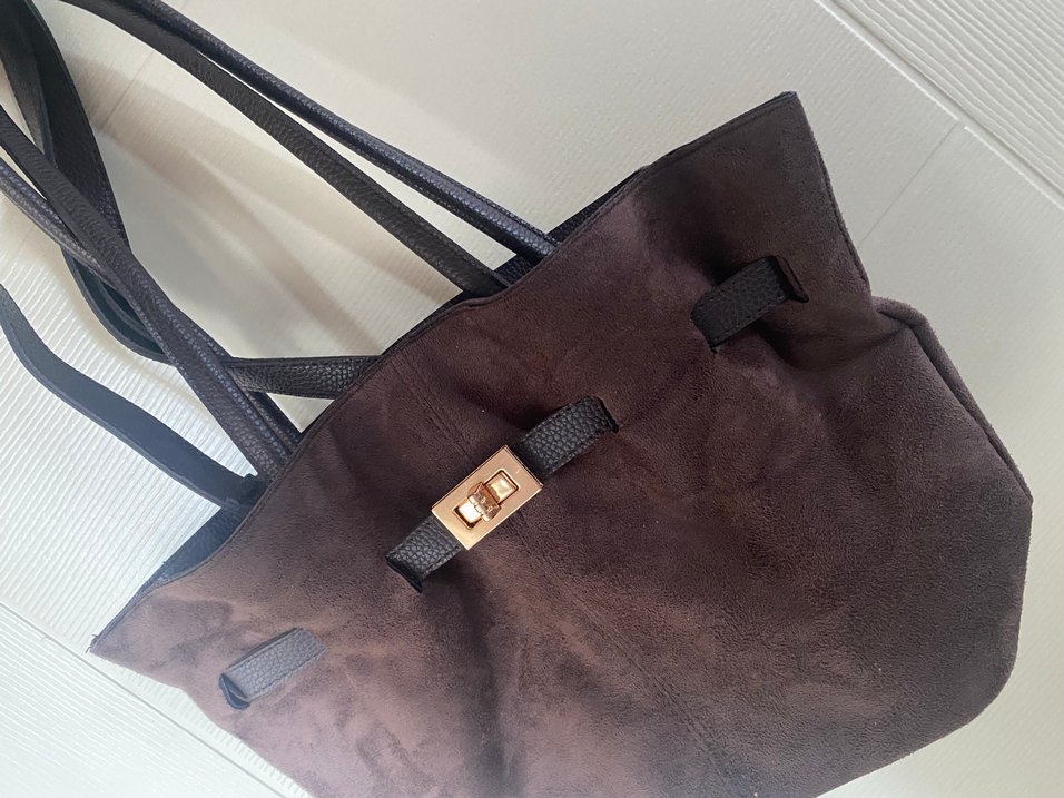 Süet çanta - Görsel 2