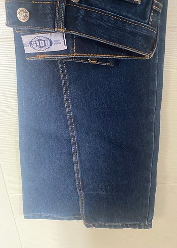 Fermuarlı Kadın Kot Pantolon - Görsel 2