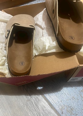 Bej sabo terlik - Görsel 3