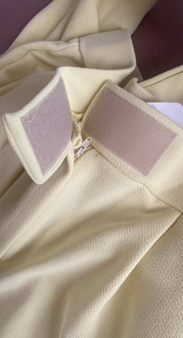 Sarı Kadın Kumaş Pantolon - Görsel 4