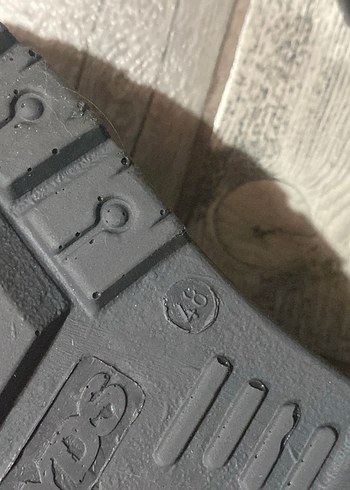 Siyah bağcıklı özel üretim iş ayakkabısı 48 numara - Görsel 2