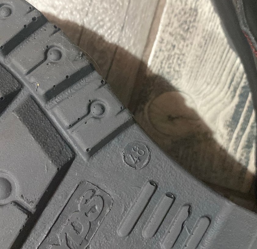 Siyah bağcıklı özel üretim iş ayakkabısı 48 numara - Görsel 2